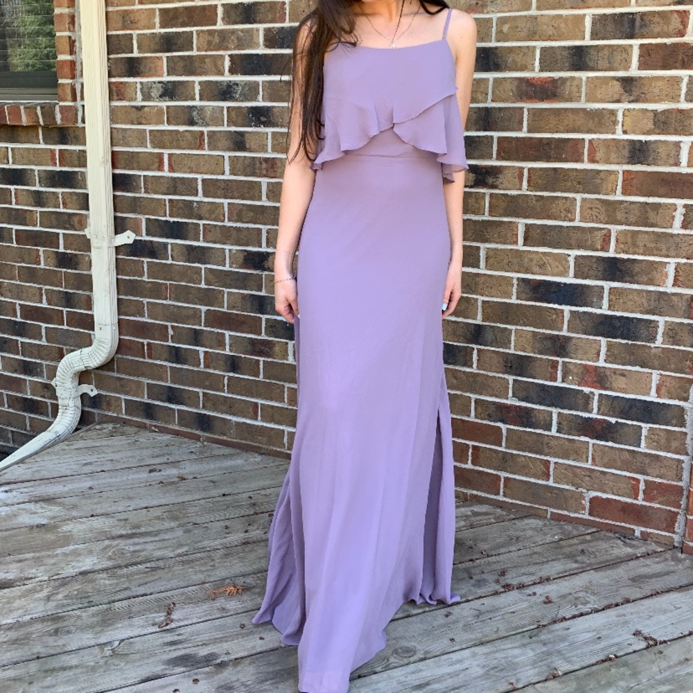 Lavender bridesmaid dress